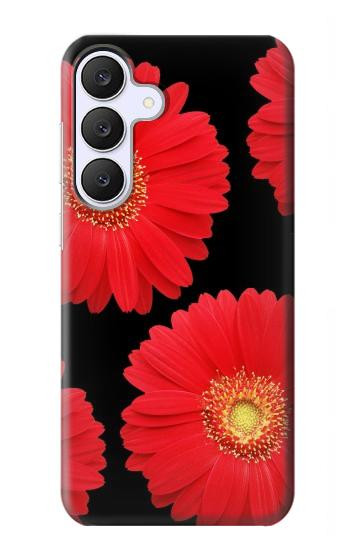 S2478 Red Daisy flower Case For Samsung Galaxy S25 FE, S26 FE
