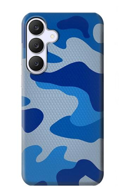 S2958 Army Blue Camo Camouflage Case For Samsung Galaxy S25 FE