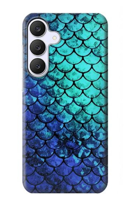 S3047 Green Mermaid Fish Scale Case For Samsung Galaxy S25 FE