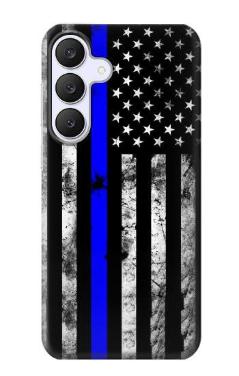 S3244 Thin Blue Line USA Case For Samsung Galaxy S25 FE