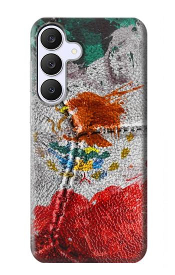 S3314 Mexico Flag Vinatage Football Graphic Case For Samsung Galaxy S25 FE