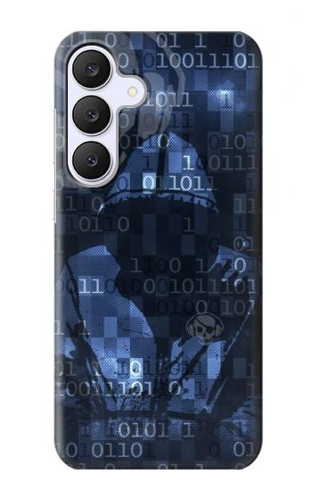 S3431 Digital Code Cyber Hacker Case For Samsung Galaxy S25 FE