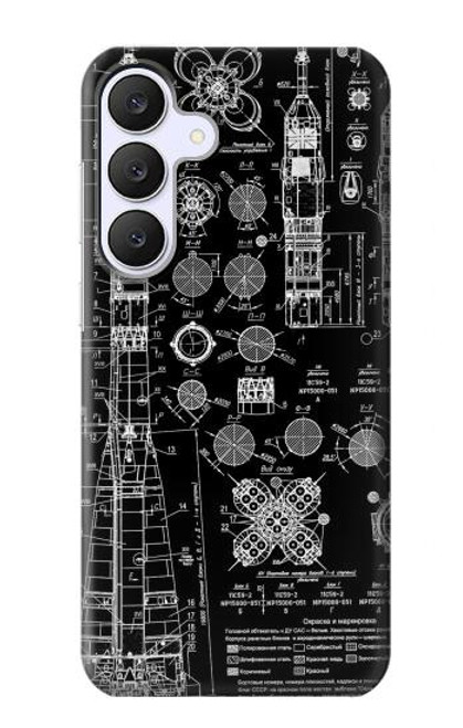S3436 Apollo Blue Print Case For Samsung Galaxy S25 FE