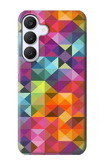S3477 Abstract Diamond Pattern Case For Samsung Galaxy S25 FE, S26 FE