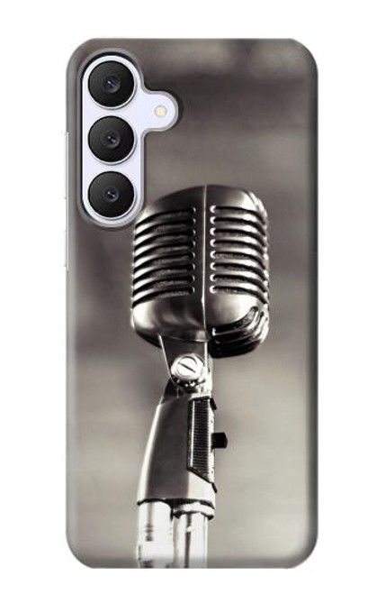 S3495 Vintage Microphone Case For Samsung Galaxy S25 FE