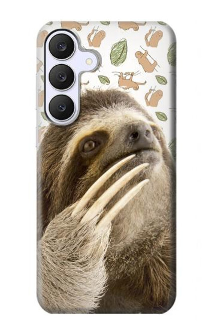 S3559 Sloth Pattern Case For Samsung Galaxy S25 FE