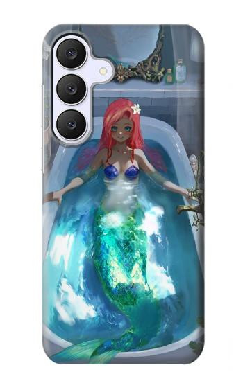 S3912 Cute Little Mermaid Aqua Spa Case For Samsung Galaxy S25 FE