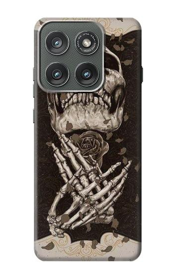 S1676 Skull Rose Case For Motorola Edge (2025)