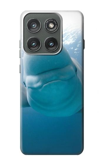 S1801 Beluga Whale Smile Whale Case For Motorola Edge (2025)