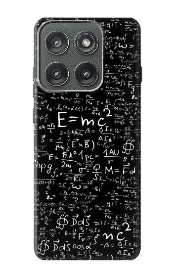 S2574 Mathematics Physics Blackboard Equation Case For Motorola Edge (2025)