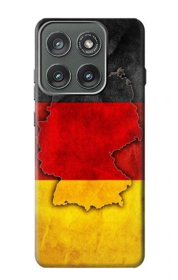 S2935 Germany Flag Map Case For Motorola Edge (2025)
