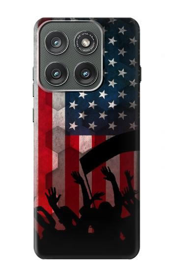 S2989 USA America Soccer Case For Motorola Edge (2025)