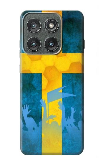 S2990 Sweden Football Soccer Case For Motorola Edge (2025)
