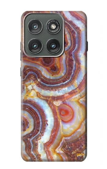 S3034 Colored Marble Texture Printed Case For Motorola Edge (2025)