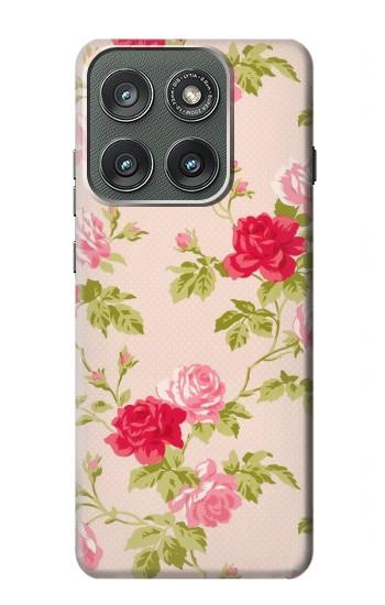 S3037 Pretty Rose Cottage Flora Case For Motorola Edge (2025)