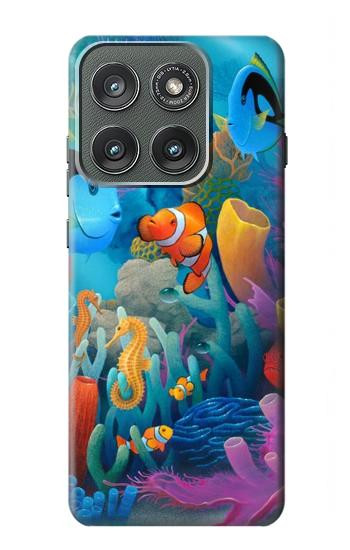 S3227 Underwater World Cartoon Case For Motorola Edge (2025)
