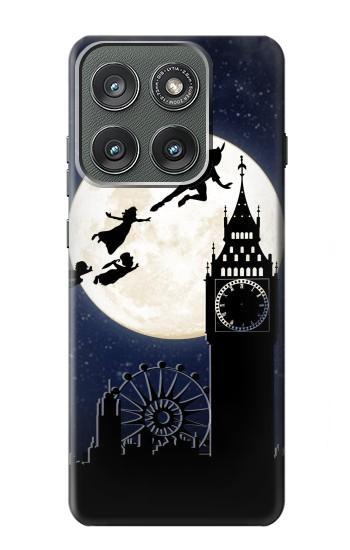 S3249 Peter Pan Fly Full Moon Night Case For Motorola Edge (2025)