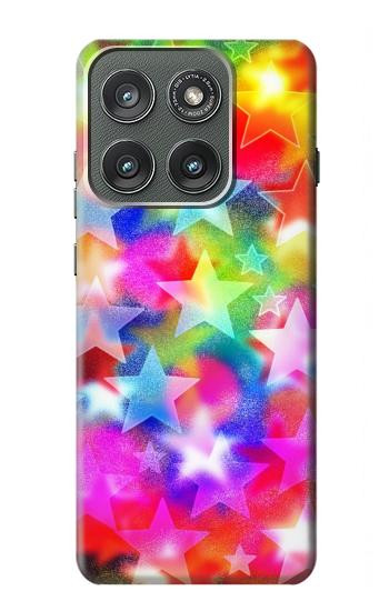 S3292 Colourful Disco Star Case For Motorola Edge (2025)