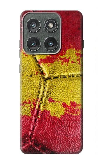 S3315 Spain Flag Vintage Football Graphic Case For Motorola Edge (2025)