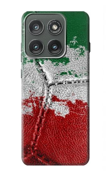 S3318 Italy Flag Vintage Football Graphic Case For Motorola Edge (2025)