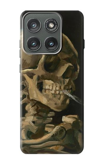 S3358 Vincent Van Gogh Skeleton Cigarette Case For Motorola Edge (2025)