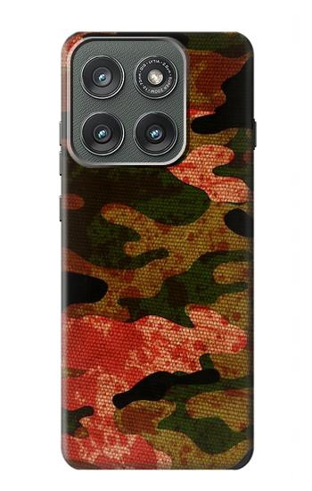 S3393 Camouflage Blood Splatter Case For Motorola Edge (2025)