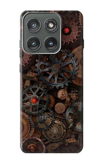 S3884 Steampunk Mechanical Gears Case For Motorola Edge (2025)