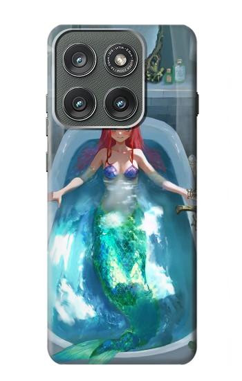 S3911 Cute Little Mermaid Aqua Spa Case For Motorola Edge (2025)