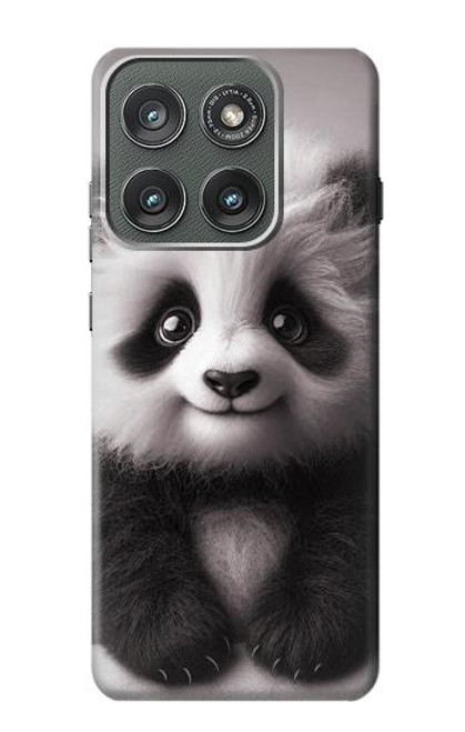 S3978 Cute Baby Panda Case For Motorola Edge (2025)