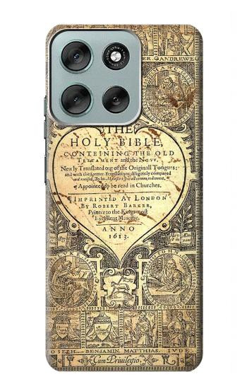 S0330 Bible Page Case For Motorola Moto G56
