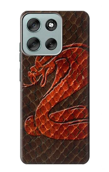 S0663 Cobra Snake Skin Case For Motorola Moto G56