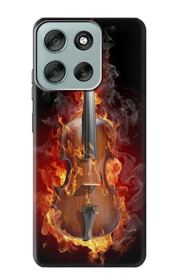 S0864 Fire Violin Case For Motorola Moto G56
