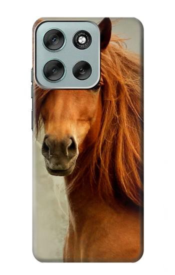 S1595 Beautiful Brown Horse Case For Motorola Moto G56