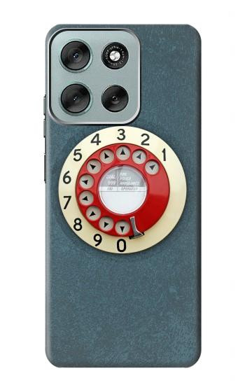 S1968 Rotary Dial Telephone Case For Motorola Moto G56