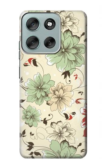 S2179 Flower Floral Vintage Art Pattern Case For Motorola Moto G56