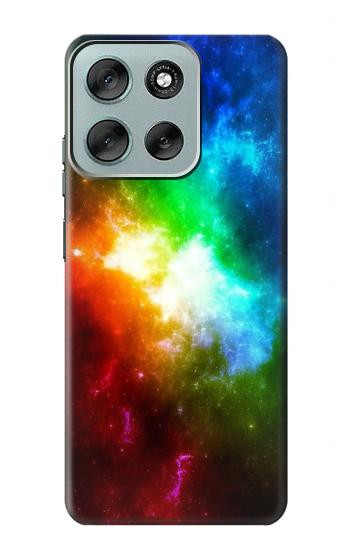 S2312 Colorful Rainbow Space Galaxy Case For Motorola Moto G56