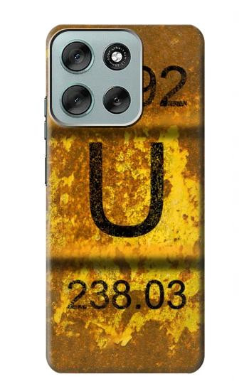 S2447 Nuclear Old Rusty Uranium Waste Barrel Case For Motorola Moto G56