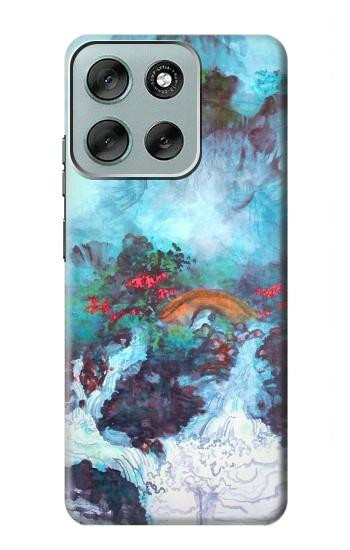 S2724 White Dragon Pool Lui Haisu Case For Motorola Moto G56