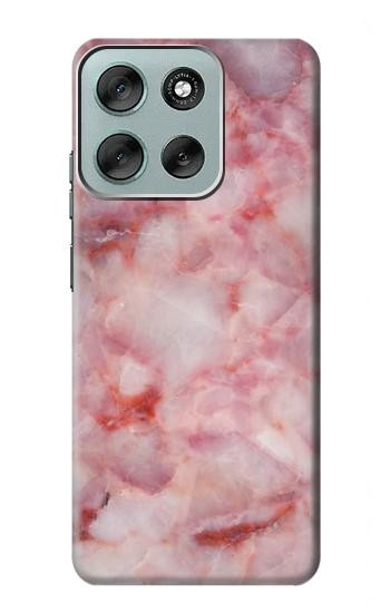 S2843 Pink Marble Texture Case For Motorola Moto G56