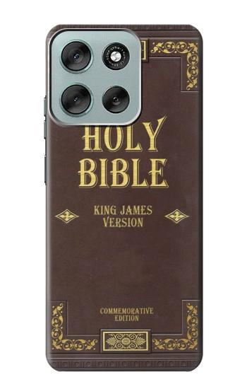 S2889 Holy Bible Cover King James Version Case For Motorola Moto G56