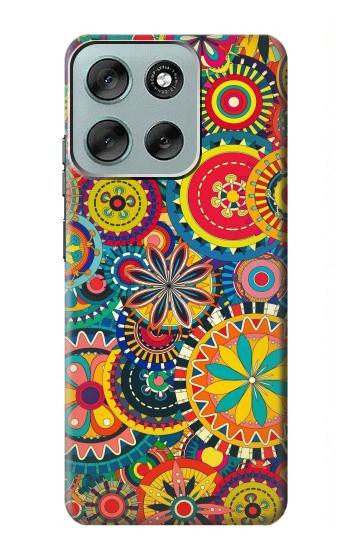 S3272 Colorful Pattern Case For Motorola Moto G56