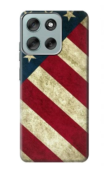 S3295 US National Flag Case For Motorola Moto G56