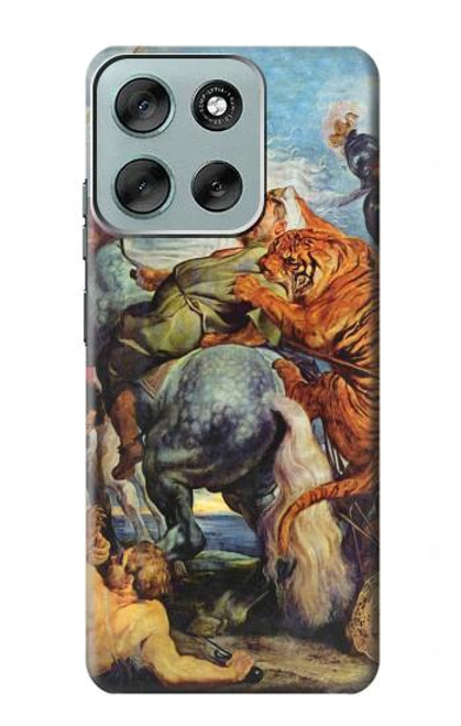 S3331 Peter Paul Rubens Tiger und Lowenjagd Case For Motorola Moto G56