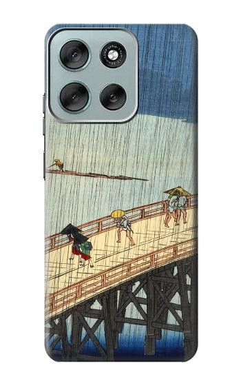 S3347 Utagawa Hiroshige Sudden shower Case For Motorola Moto G56