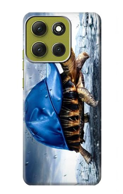 S0084 Turtle in the Rain Case For Motorola Moto G86