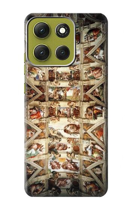 S0177 Michelangelo Chapel ceiling Case For Motorola Moto G86