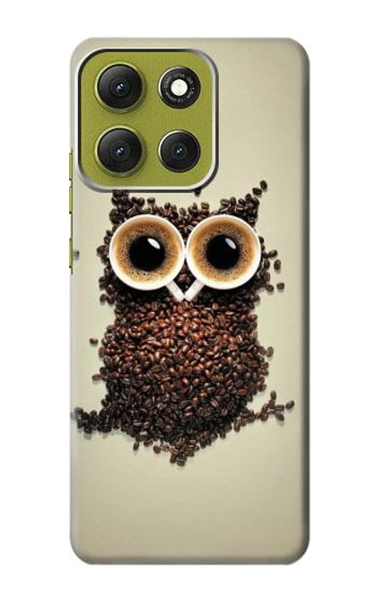S0360 Coffee Owl Case For Motorola Moto G86