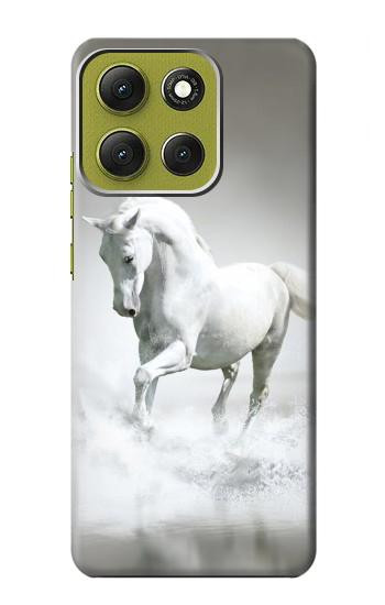 S0932 White Horse Case For Motorola Moto G86