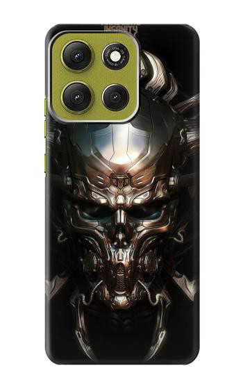 S1027 Hardcore Metal Skull Case For Motorola Moto G86