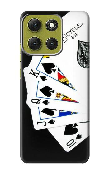 S1078 Poker Royal Straight Flush Case For Motorola Moto G86